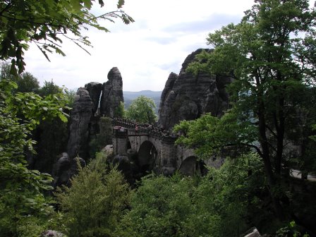 A view of the Bastei bridge